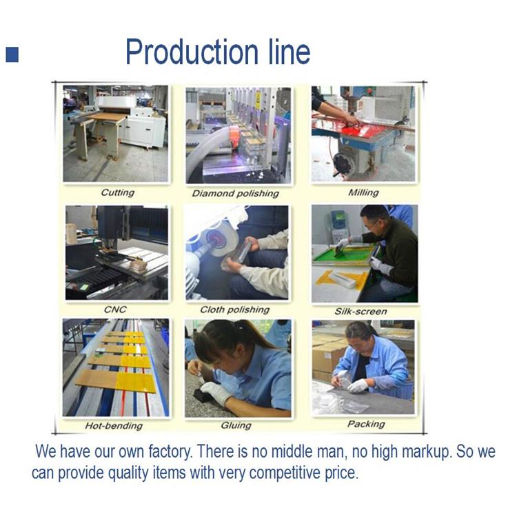 Acrylic advertising holder Production line.jpg