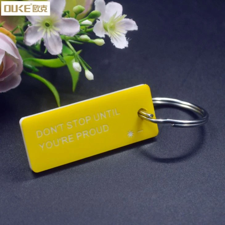 Custom Cheap Double Sides Acrylic Key Chain