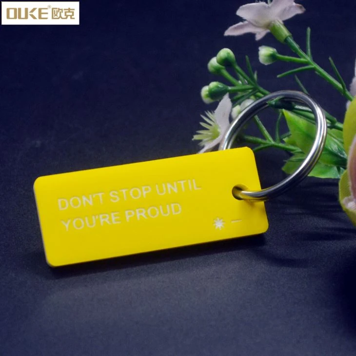 Custom Cheap Double Sides Acrylic Key Chain
