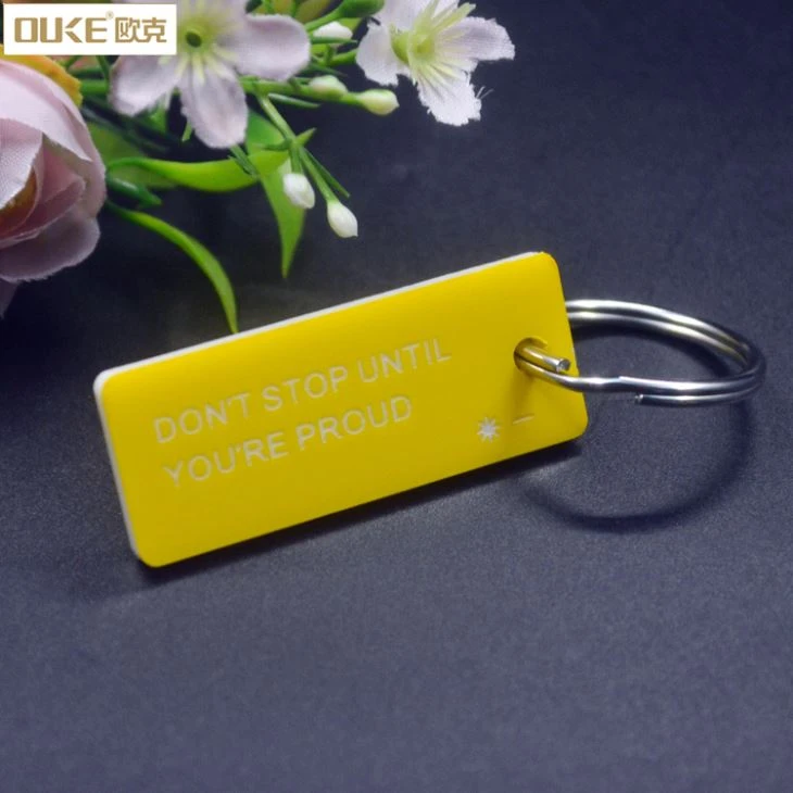 Custom Cheap Double Sides Acrylic Key Chain
