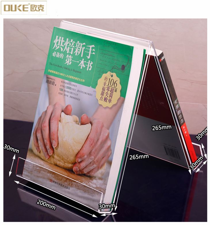 Wholesale Clear Perspex Acrylic Book Stand