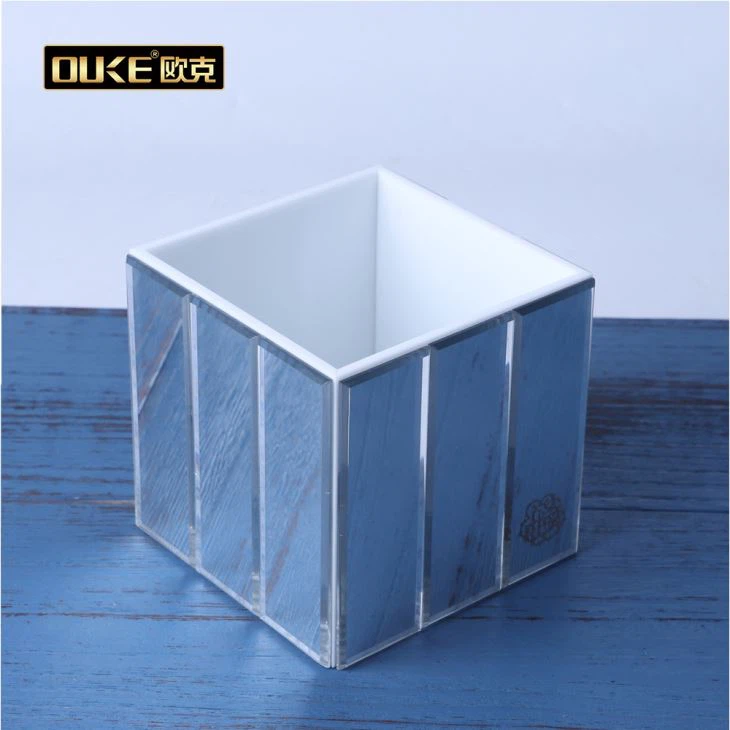 Square Acrylic Mirror Box