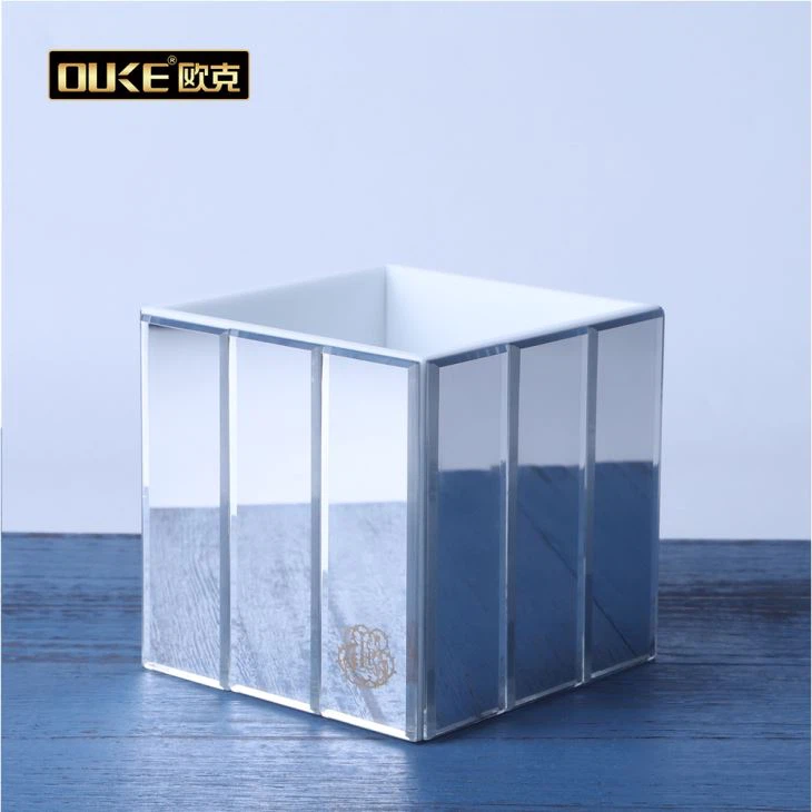 Square Acrylic Mirror Box