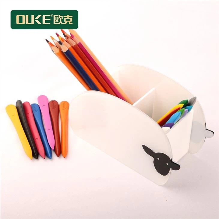 Office Desktop White Acrylic Display Holder