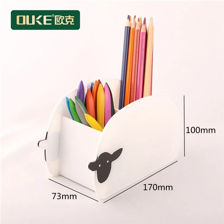Office Desktop White Acrylic Display Holder